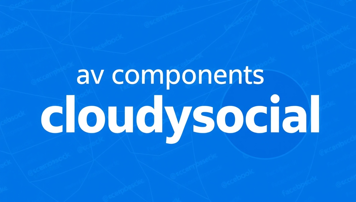 av components cloudysocial